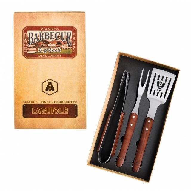 Ensemble D'accessoires De Barbecue 3 Pièces, Ensemble D'outils De Barbecue Multifonctions En