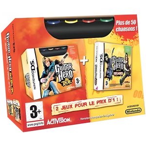 JEUX DS DOUBLE PACK GUITAR HERO / Jeu console DS JEUX DS DOUBLE PACK GUITAR HERO / Jeu console DS