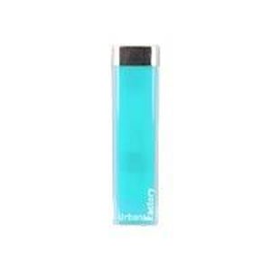 Urban Factory Batterie Externe Lipstick 2600 mAh Bleu Lagon