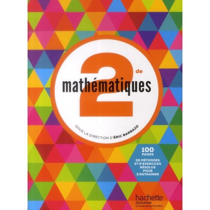 Manuel Maths Seconde Hachette Corrigé 2019