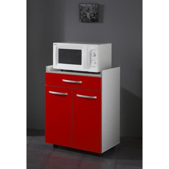 Desserte rouge achat / vente desserte rouge pas cher cdiscount Table Rouge Créatif cuisine de