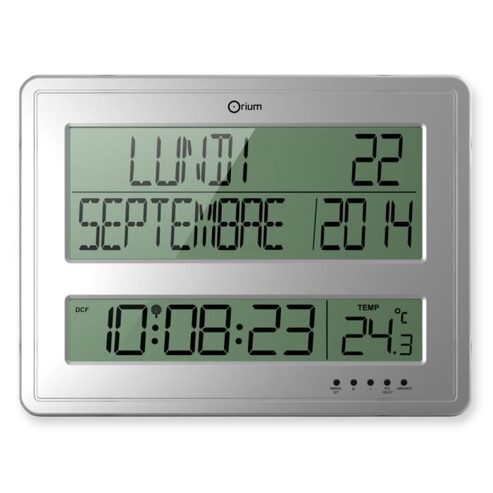 Horloge calendrier a piles - Achat / Vente Horloge calendrier a piles