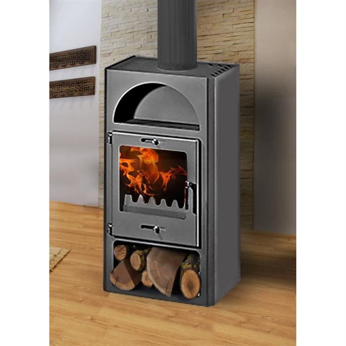 PUR LINE HEATY V9 Poêle mixte Bois & Charbon Achat / Vente poêle insert foyer PUR