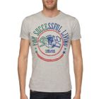 T-SHIRT DIESEL T-Shirt Horton Homme Gris chiné