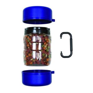 TRIXIE Set de voyage avec 2 écuelles ? croquettes de 0.75 L et 1 boîte de 2 L pour chien