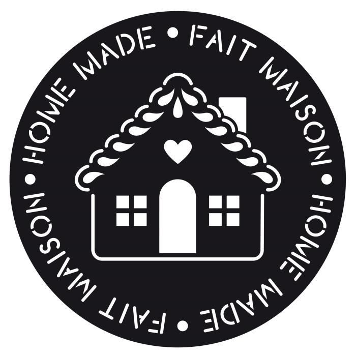 Pochoir pour gâteau rond - Fait maison - Funny - Achat / Vente