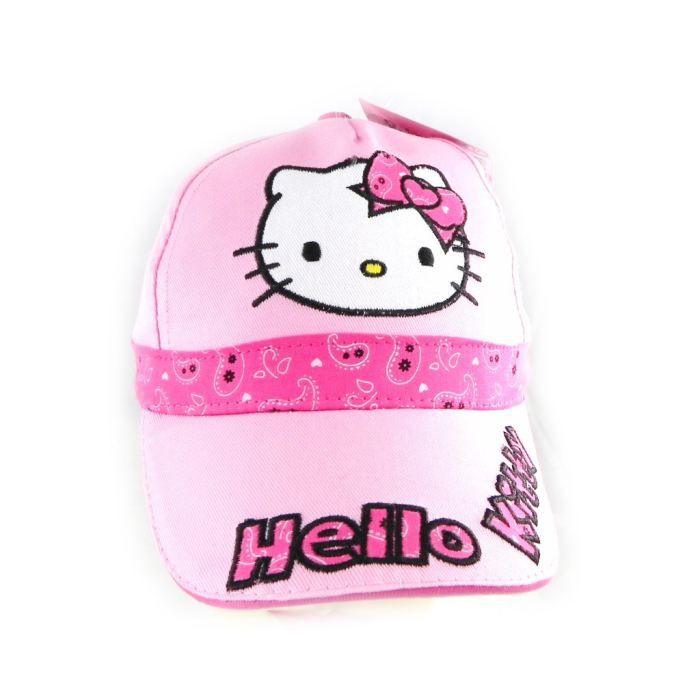 Casquette Enfant "Hello Kitty" rose Casquette enfant "Hello Kitty