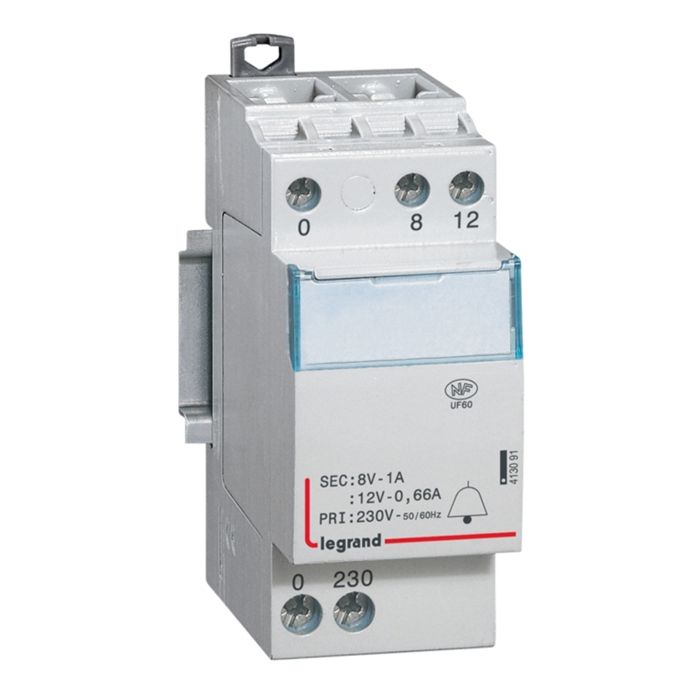 legrand transformateur pour sonnerie 230v 12 8v 8 va legrand transformateur pour sonnerie 230v 12 8v 8 va