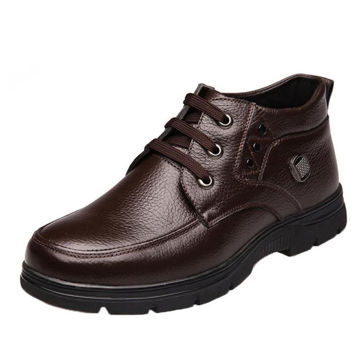 boots fourrees homme