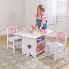 IMITATION PROFESSION-ACTIVITE DE GRANDS Ensemble Table + 2 Chaises Coeur Kidkraft