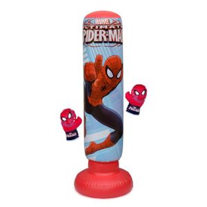 SPIDERMAN Grand punching ball Sonore (1m60) et 1 Paire de Gants