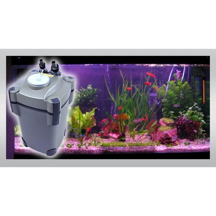 Aquarium Filtre extérieur 1600L / h avec Lampe UV Achat / Vente