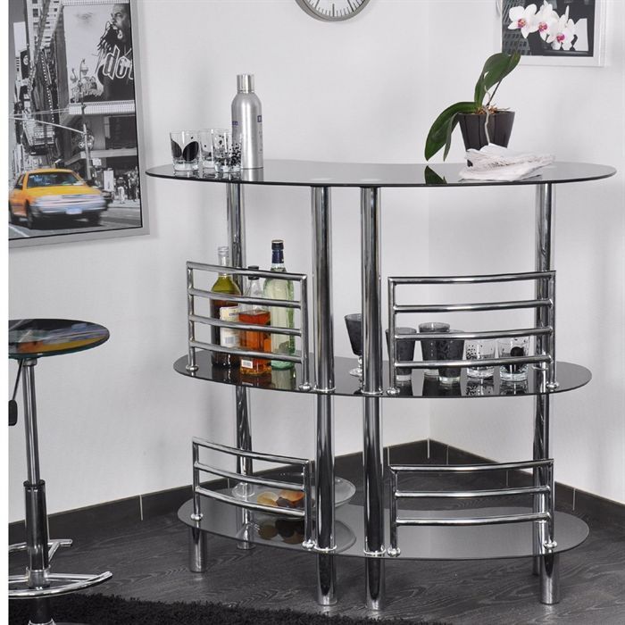 Meuble bar blanc laque achat / vente meuble bar blanc laque pas ... Comptoir bar moderne