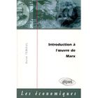 ECONOMIE - DROIT Introduction a l'oeuvre de marx