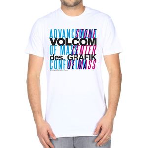 T-SHIRT T-shirt Volcom Mass Confusion White