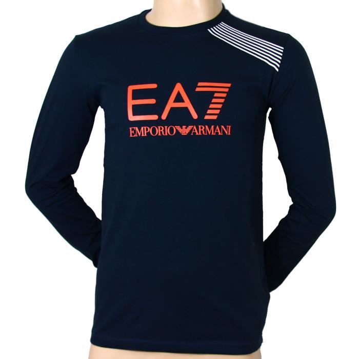 t shirt manche longue armani