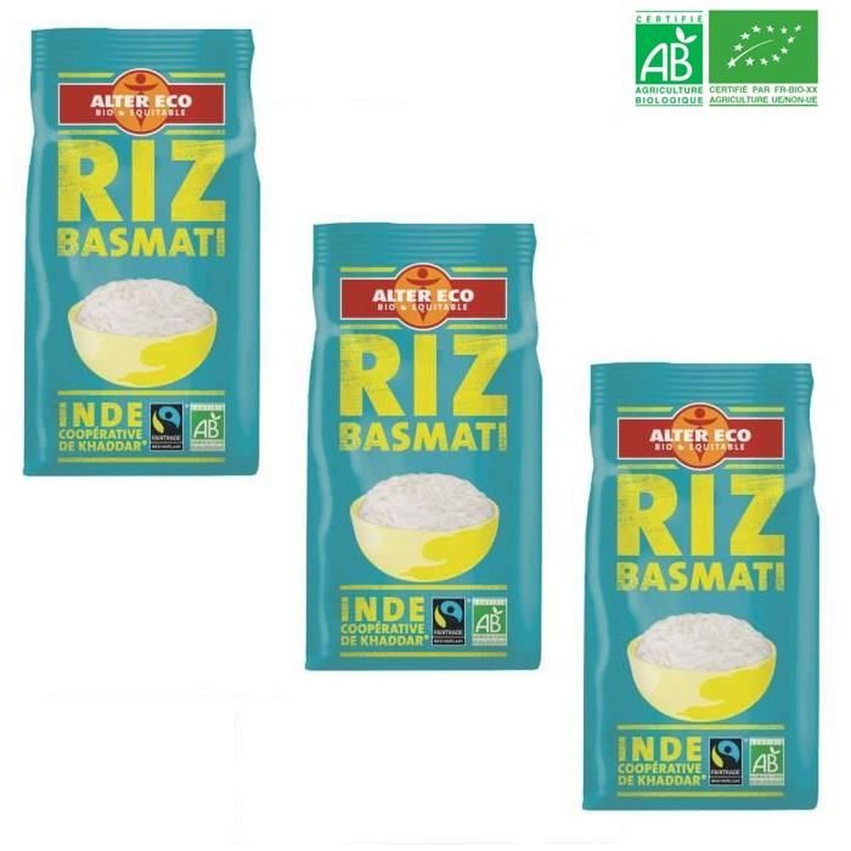 ALTER ECO Riz Basmati Bio 400g Achat / Vente céréales mélanges