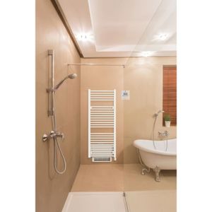 HELIOM Radiateur S?che-serviettes électrique 1750 watts ? inertie fluide avec soufflerie