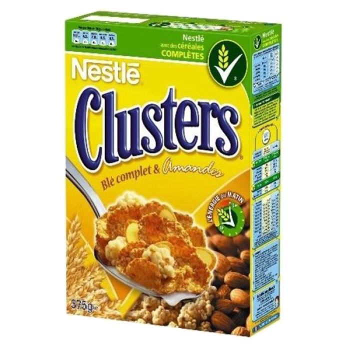 CLUSTER Céréales Blé Complet Amande 400g (x1) Achat / Vente céréales