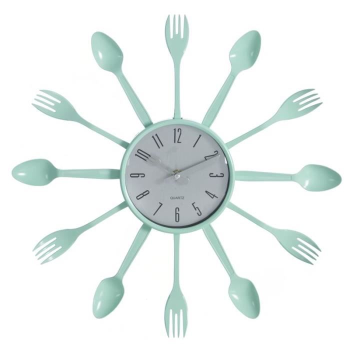 Horloge couverts achat / vente horloge couverts pas cher cdiscount Horloge cuisine originale