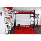 LIT COMBINE - LIT MEZZANINE ROCKET Lit mezzanine 90x190 matelas rouge