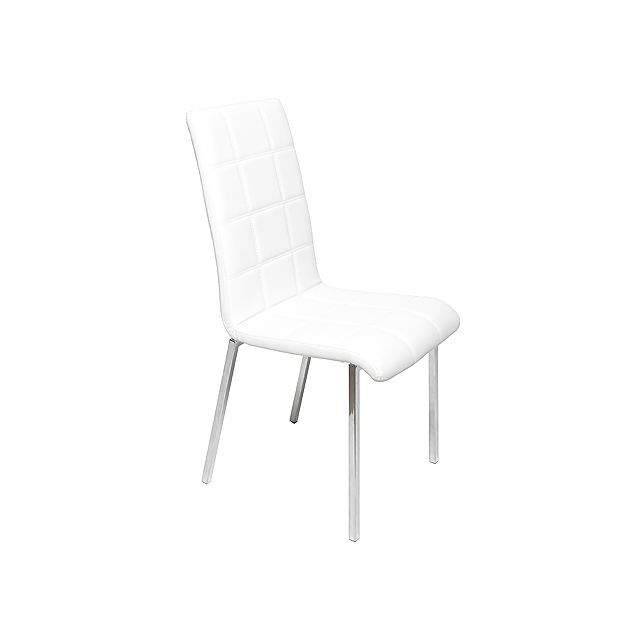 Lot de 2 chaises Blanche Moderne Silva  Achat / Vente chaise  Cdiscount