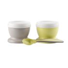 CONSERVATION REPAS THERMOBABY Lot 2 Pots de conservations+cuillère