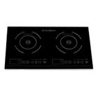 TABLE DE CUISSON - INDUCTION  WHITE-BROWN - Plaque induction posable 2 feux Duo