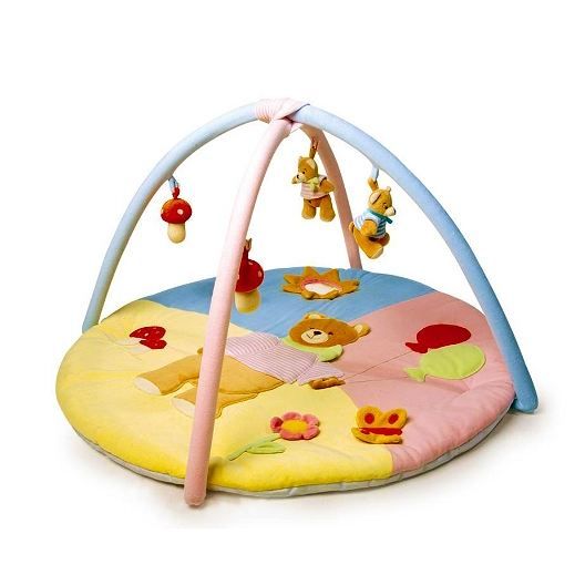 VTech Lumi Tapis Des P’tits Copains – Tapis D’Éveil Musical Évolutif Avec Arches, Peluche Vache, Hochets Et Tableau Interactif Lumineux – Idéal Naissance 0-3 Ans