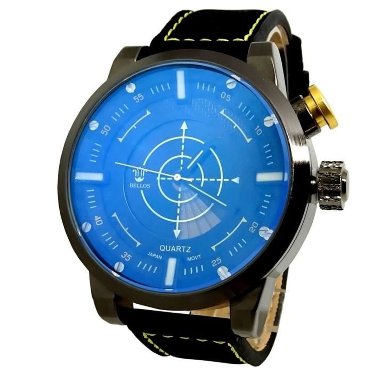 Verre Pour Montre LIP - Fond Rouge - ASEAN SWISS - Neuf Sans Étiquette - Compatible Directime 2ème Genre
