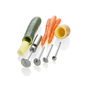 LURCH Lot de 5 coupes légumes spirale