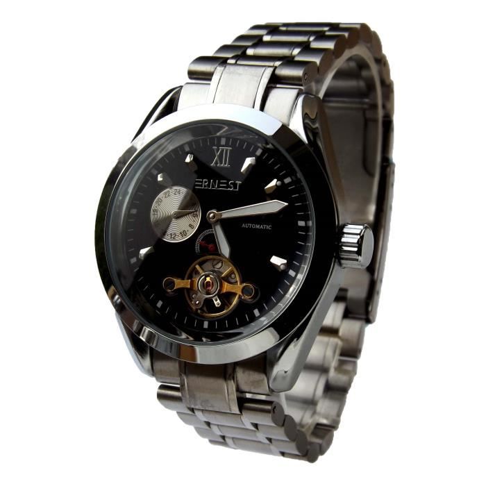 montre bracelet métallique homme