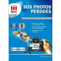 LOGICIEL BUREAUTIQUE - UTILITAIRE SOS PHOTOS PERDUES