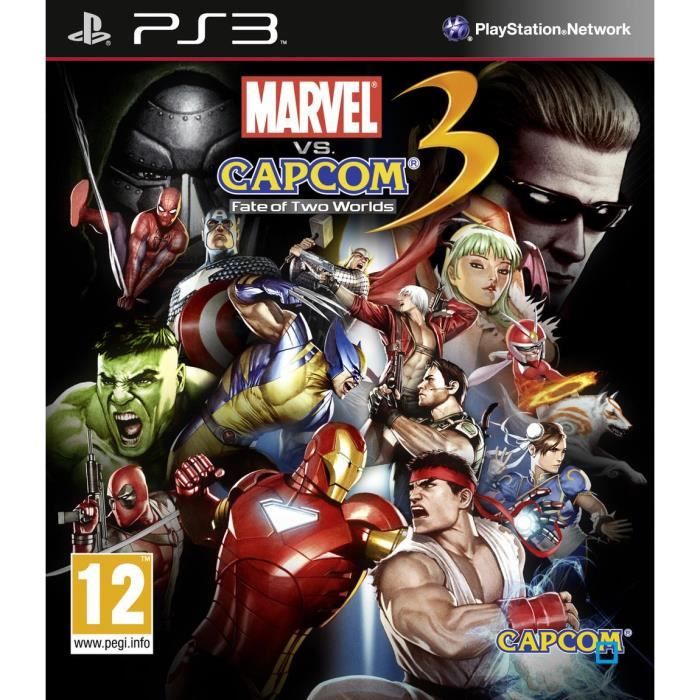 MARVEL VS CAPCOM 3 FATE OF TWO WORLDS / Jeu PS3 - Achat / Vente jeu ps3 ...