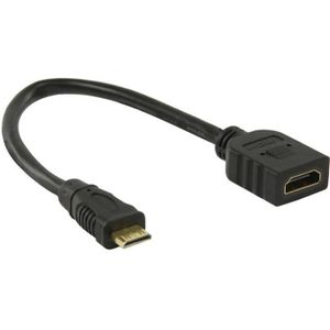 VALUELINE VGVP34590B02 Câble Mini HDMI avec Ethernet haute vitesse - Mâle - 0.20 m - Noir