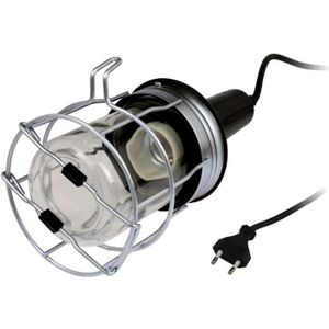 ZENITECH Baladeuse métal filaire 5m 60W pour ampoule E27