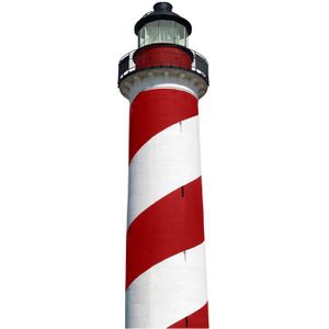 PLAGE Sticker Décor mural adhésif 3XL - Cape code rouge 50x171.5 cm