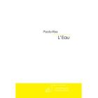 LITTERATURE - ROMANS L'EAU