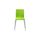 CHAISE  Lot de 2 chaises design cuisine vertes pomme NELLY