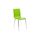 CHAISE  Lot de 2 chaises design cuisine vertes pomme NELLY