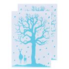 STICKER DECORATIF Set de 2 stickers mural Noël Paillette