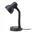 LAMPE A POSER  Lampe de bureau RECKY métal laqué noire