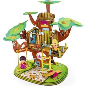 HEIDI La Cabane Dans Les Arbres De Heidi + 2 Figurines