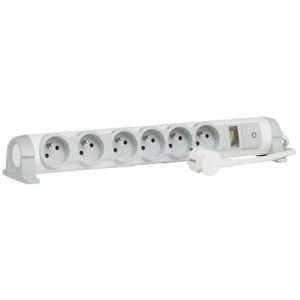 LEGRAND Rallonge multiprise Confort et Sécurité indicateur de surcharge 6x2 P+T
