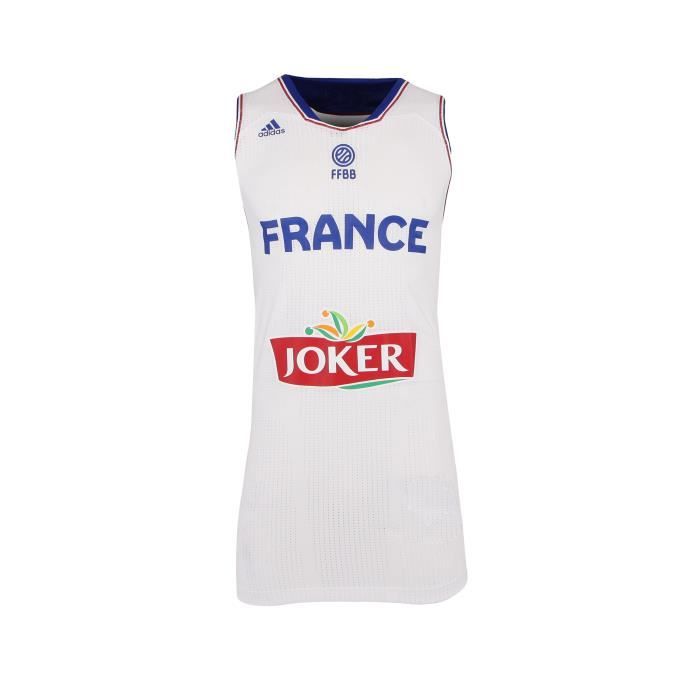 Maillot Basket France Extérieur 2014/2015 Multicouleur Achat / Vente