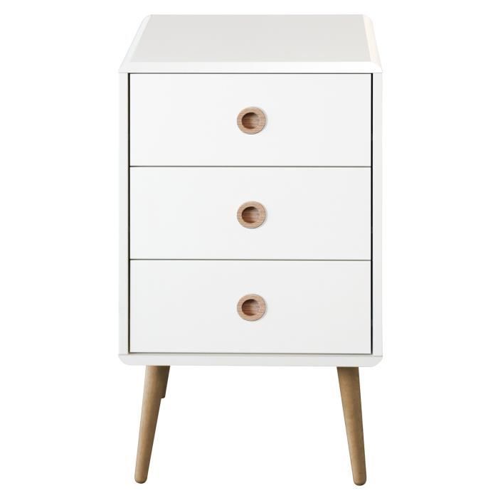 commode blanche vernis