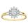 Revoni Bague Oxyde de Zirconium Or deux couleurs 3