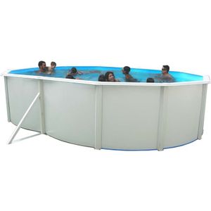 MALLORCA Piscine en acier ovale 550x366x120