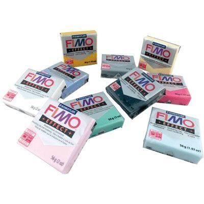 Staedtler Fimo Soft Pâte à Modeler 57g - Lot Couleurs Économiques Noir Blanc Jaune Bleu Rouge - Durcissante Au Four