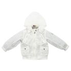  CHICCO Blouson avec Cardigan intérieur Blanc bébé